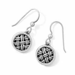 Brighton Interlok Loom French Wire Earrings Silver Online