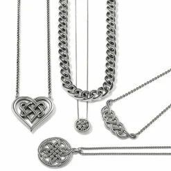 Brighton Interlok Loom Necklace Silver Outlet