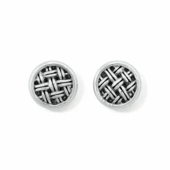 Brighton Interlok Loom Post Earrings Silver Online