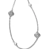Brighton Interlok Petite Long Necklace Silver Best