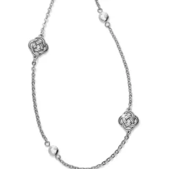 Brighton Interlok Petite Long Necklace Silver Best