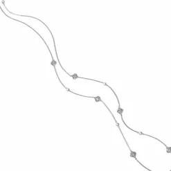 Brighton Interlok Petite Long Necklace Silver Best