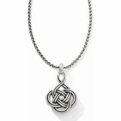 Brighton Interlok Petite Necklace Silver Discount
