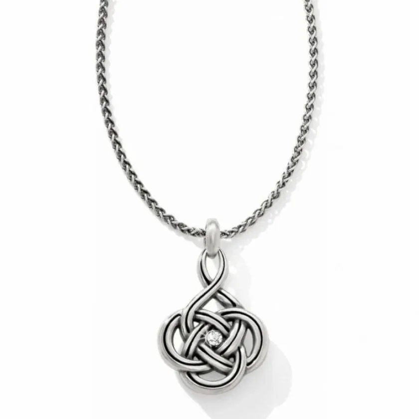 Brighton Interlok Petite Necklace Silver Discount