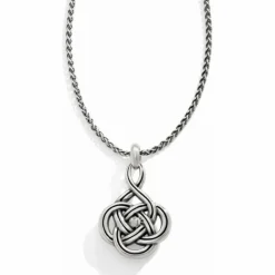Brighton Interlok Petite Necklace Silver Discount