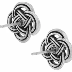 Brighton Interlok Post Earrings Silver Hot