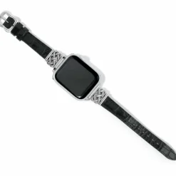 Brighton Interlok Reversible Watch Band Black-Brown Sale