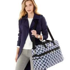 Brighton Interlok Round Tripper Duffel Blue Fashion