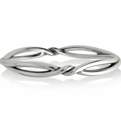 Brighton Interlok Twist Bangle Silver Online