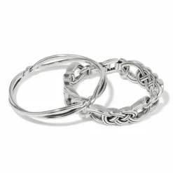 Brighton Interlok Twist Bangle Silver Online