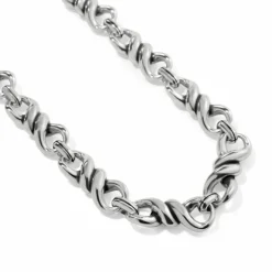 Brighton Interlok Twist Collar Necklace Silver Best