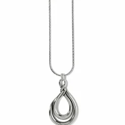 Brighton Interlok Twist Convertible Necklace Silver Outlet