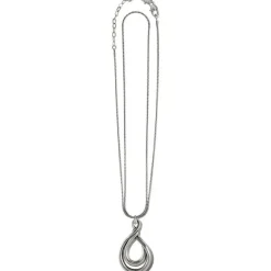 Brighton Interlok Twist Convertible Necklace Silver Outlet