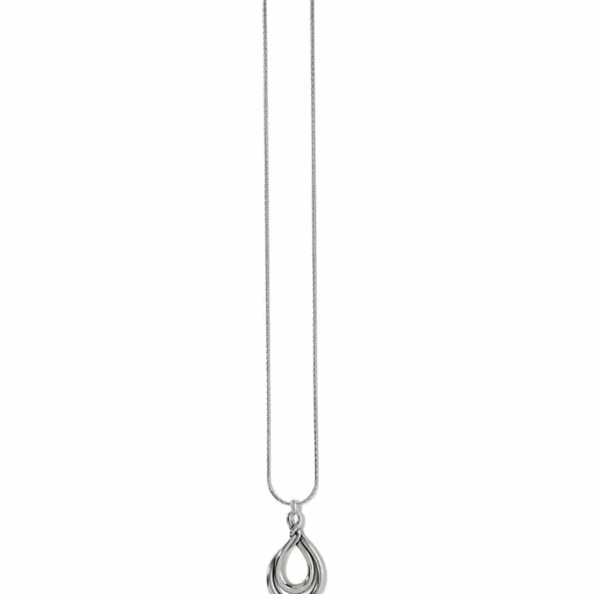 Brighton Interlok Twist Convertible Necklace Silver Outlet