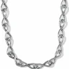 Brighton Interlok Twist Necklace Silver Outlet