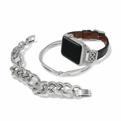Brighton Interlok Unity Bracelet Silver New