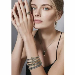 Brighton Intrigue Bar Bracelet Silver-Gold Outlet