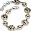 Brighton Intrigue Bracelet Silver-Gold Hot