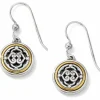 Brighton Intrigue French Wire Earrings Silver-Gold Sale