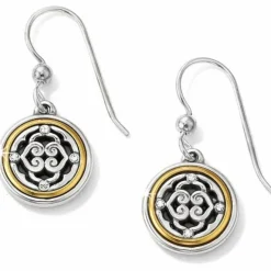 Brighton Intrigue French Wire Earrings Silver-Gold Sale