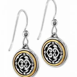 Brighton Intrigue French Wire Earrings Silver-Gold Sale