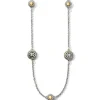 Brighton Intrigue Petite Long Necklace Silver-Gold Best