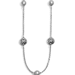 Brighton Intrigue Petite Long Necklace Silver-Gold Best