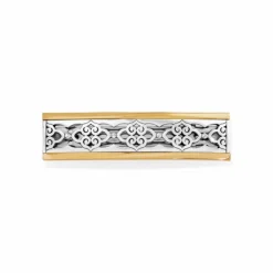 Brighton Intrigue Small Barrette Silver-Gold Fashion