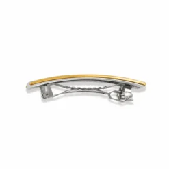 Brighton Intrigue Small Barrette Silver-Gold Fashion