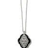 Brighton Intrigue Soiree Petite Reversible Necklace Gold-Black Hot