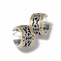 Brighton Intrigue Soiree Two Tone Hoop Earrings Sale
