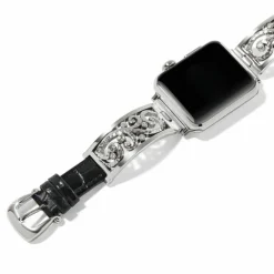 Brighton Irvine Watch Band Silver-Black Sale