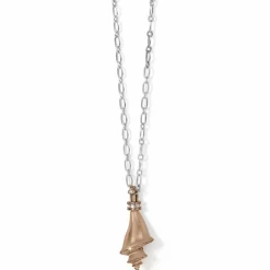 Brighton Japanese Wonder Shell Necklace RoseGold New