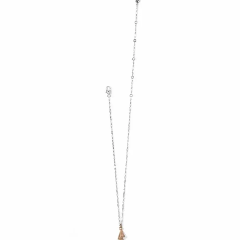 Brighton Japanese Wonder Shell Necklace RoseGold New
