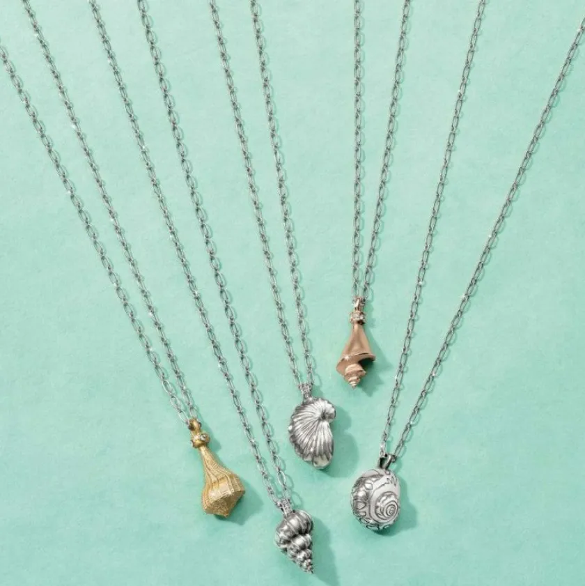 Brighton Japanese Wonder Shell Necklace RoseGold New