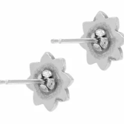 Brighton Jasmine Mini Post Earrings Silver-White New