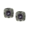 Brighton Java Amethyst Post Earrings Silver-Amethyst Sale