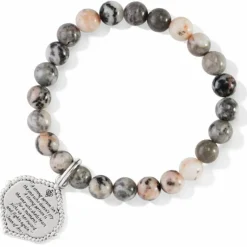 Brighton Joan Of Arc Stretch Bracelet Silver-Gray Fashion