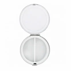 Brighton Joyful Heart Pill Box Silver-Red Discount