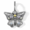 Brighton Julia Butterfly Charm Silver Best