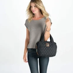 Brighton Kayden Cross Body Satchel Black Clearance
