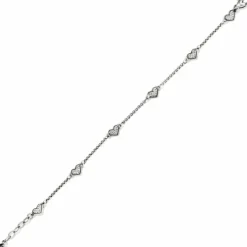 Brighton Kiss & Tell Anklet Silver Clearance