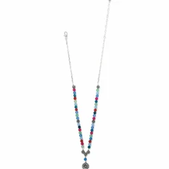 Brighton Kyoto In Bloom Bead Necklace Silver-Multi Fashion