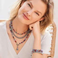 Brighton Kyoto In Bloom Bracelet Silver-Multi Sale