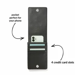 Brighton Kyoto In Bloom Daytime Phone Organizer Black Outlet