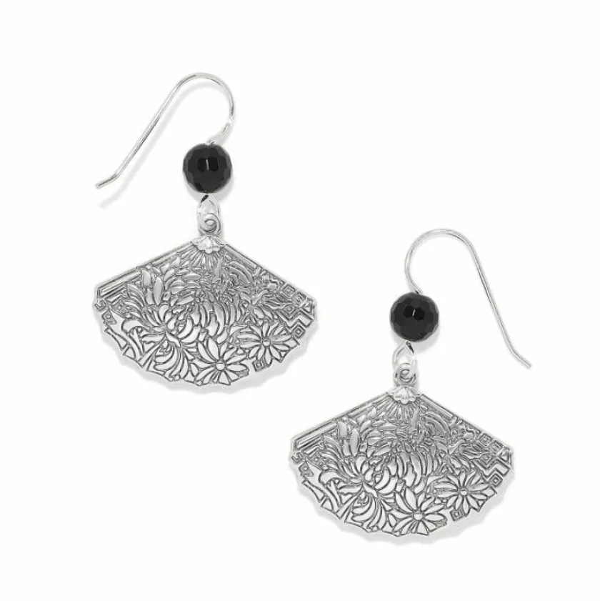 Brighton Kyoto In Bloom Fan Earrings Silver-Multi Clearance