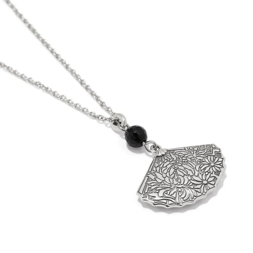 Brighton Kyoto In Bloom Fan Petite Necklace Silver-Multi Outlet
