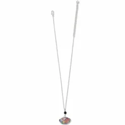 Brighton Kyoto In Bloom Fan Petite Necklace Silver-Multi Outlet