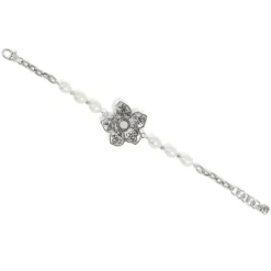 Brighton Kyoto In Bloom Pearl Bracelet Silver-Pearl Online