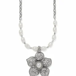 Brighton Kyoto In Bloom Pearl Necklace Silver-Pearl Discount